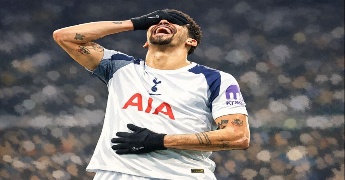 ドミニク・ソランケのプレースタイルを解説する記事のアイキャッチ画像。前線で体を張り、守備貢献とポストプレーで攻撃を成立させるストライカー像を表現